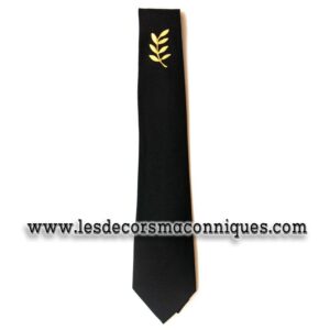 cravate noire acacia