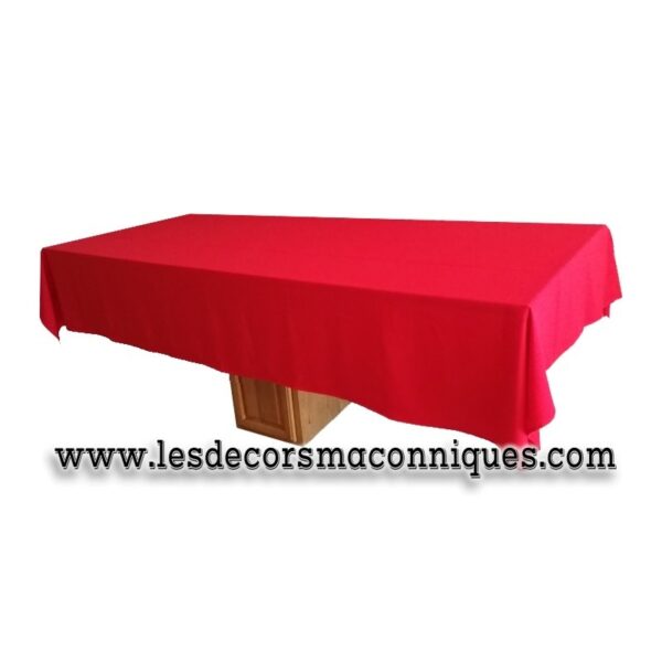 nappe pupitre rouge petit modéle REAA