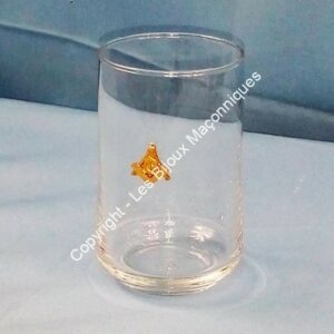 verre maçonnique pour absorbation liquide Aloès