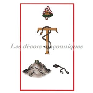 tableau de loge chevalier serpent airain 25 REAA