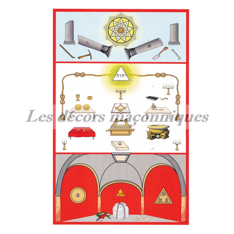 tableau de loge grand élu parfait maçon