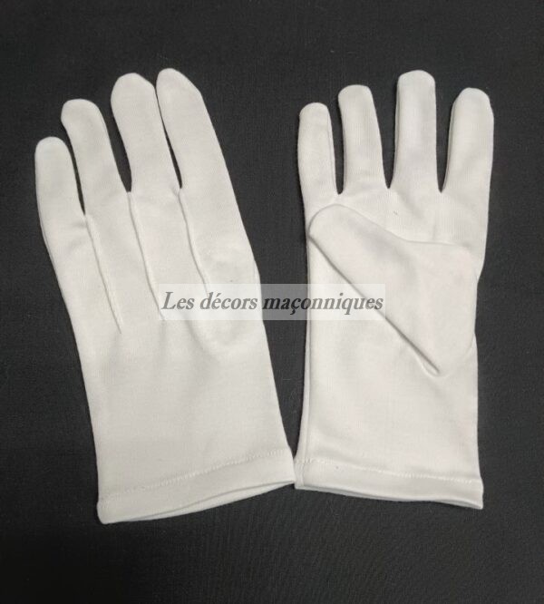 gants coton 3 plis